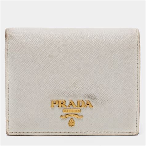 prada saffiano corner bi fold wallet|White Saffiano Leather Wallet .